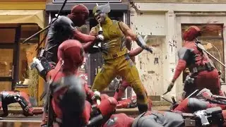 Deadpool Corps vs Deadpool and Wolverine Bus Fight x0.25 Speed Details You Missed Full HD 1080p