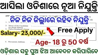 Odisha New Government Jobs 2025// KGBV School Job Vacancy 2025// New Job Vacancy in Odisha 2025