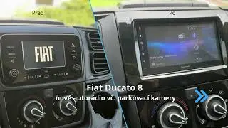 FIAT DUCATO 8 kamera + autor&aacute;dio SPH-DA77DAB vč. uk&aacute;zky jak se r&aacute;dio chov&aacute; při couv&aacute;n&iacute;😀