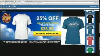 Jon Shugart - Tshirt Ad Builder