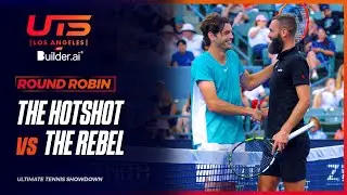 The Hotshot Taylor Fritz vs The Rebel Benoit Paire | UTS Los Angeles by Builder.ai Highlights