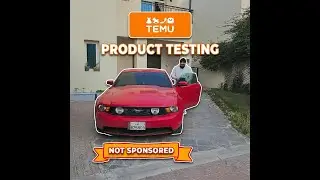 Temu LED Projector Fog Lights on a Mustang 🏎️ Worth It or Trash?
