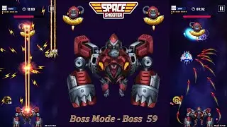 Galaxy Attack: Space Shooter | Boss Mode | New Boss 59 Boss Review | By Apache Gamers