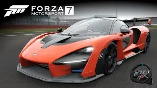 McLaren SENNA! Racha contra o Lykan! | Forza Motorsport 7 + G29 e SWE 29 [PT-BR]