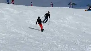 Snowboarden lernen: kurven fahren