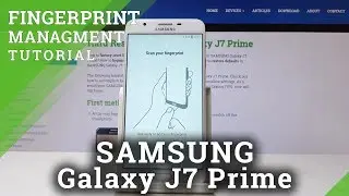 How to Set Up Screen Lock Protection in SAMSUNG Galaxy J7 Prime - Add Fingerprint