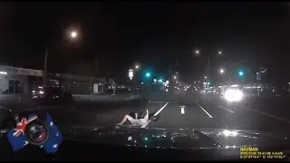 Aussiecams - Motorbike Rider Runs Red Light, Huge Crash Follows Capalaba