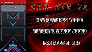 RED EYE V2 | EXTRA FEATURES | PRO APP STORE | TUTORIAL VIDEOS | CYBER UDAYIPP