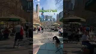 Bryant Park Dance Party💃 #nyc #newyork #newyorkcity