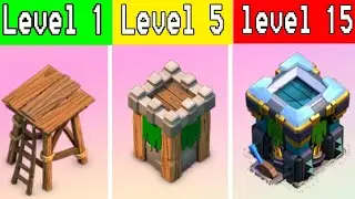 All BUILDING Upgrades Evolution Part 3 | Clash of Clans
