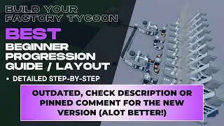 Beginner Layout Build Your Factory Tycoon Roblox!