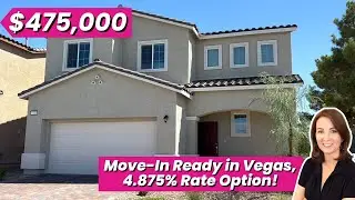 Las Vegas New Construction Home Tour | Bravado by Century | $475,000