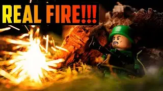 AT HOME LEGO FIRE PHOTOGRAPHY | REAL FIRE