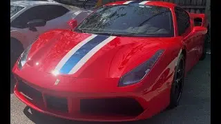 Rosso Corsa Ferrari 488 GTB with North American Racing Team Livery - Walkaround [4K]