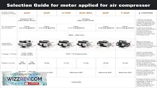 VEVOR 7.5HP Air Compressor Motor 230V 31.6 Amps Electric Motor 3450RPM 184T
