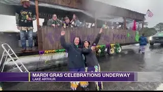 Lake Arthur residents let the good times roll