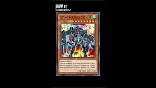 Yugioh Duel Links - HOW to summon Flying Fortress SKY FIRE?