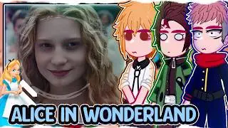 ||Fandoms reacting to ALICE IN WONDERLAND|| \\🇧🇷/🇺🇲// ◆Bielly - Inagaki◆