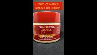 Скручивание с помощью пудинга Cream of Nature Twist and Curl | NaturallyStacey