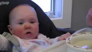 Natasha First Solid Meal #2