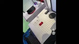 🎥 [Real-time Demo] UV laser marking machine works at high speed and precision!