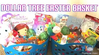 Dollar Tree Easter Basket Ideas//Easter 2021// Dollar Tree Haul
