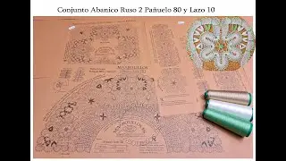 Encaje de bolillos. Vídeo 1 Abanico Ruso nº2 Comienzo y añadir 1 par