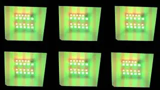1 UUR GROENE KLEURENREFLECTOR, 4 REFLECTOR, VEELKLEURIGE KLEURENREFLECTOR,
