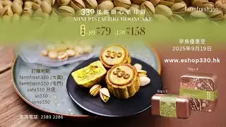 330迷你開心果月餅 (330 Mini Pistachio Mooncake)