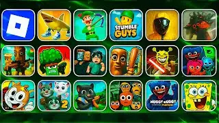 Top Mobile Games 2025 in 4K &ndash; Roblox, Minecraft, Poppy Playtime, Angry Birds, PVZ2, Stumble Guys!