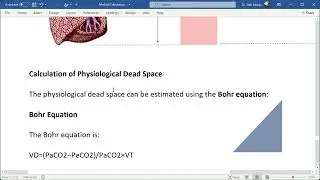 Dead Space and Alveolar Ventilation | Medical Calculation Made Easy | Physiology | Viva, Test, Exam