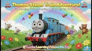 Thomas Steam Train Adventure for Toddlers 🚂 Fun Learning Story for Preschool Kids 0&ndash;4