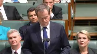 Bill Shorten addresses Parliament on the passing of Gough Whitlam