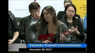 Sarah Climenhaga - Deputation in support of free two hour TTC transfers