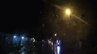 Soft rainy ambience during quiet night driving #softrain #nightambience #relax #sleep