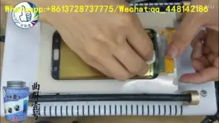 No.1 liquid to remove samsung S7edge polarizer easy job
