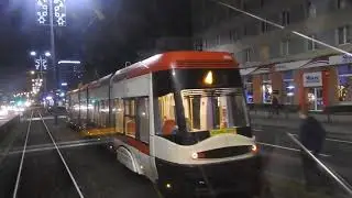 Awaria tramwaju w Gdańsku Wrzeszczu. Sznur tramwajów na Grunwaldzkiej w kierunku centrum Gdańska