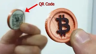 Как создать 3D-печатную криптовалюту Bitcoin из 0,0001 реальных монет