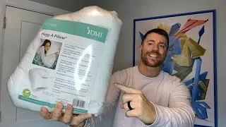 DMI Body Pillow, Side Sleeper Pillow and Pregnancy Pillow Contoured Support - 1 Minute Review