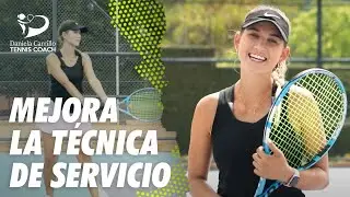 Mejora la técnica de servicio con estos ejercicios | Daniela Carrillo Tennis Coach