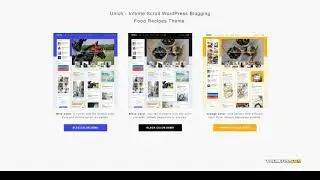 Unich - Blogging  Food WordPress Theme Pinterest modern Kizuna