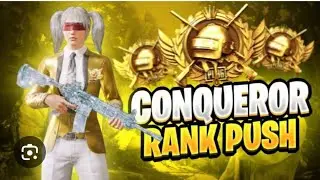 PUBG mobile rank push gold to conquer plz like and share