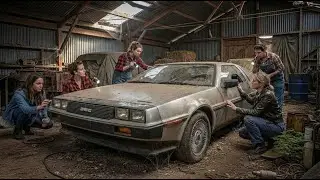 ASMR Car Restoration Full Rebuild of DeLorean DMC-12 1981 from Abandoned Condition to Looking New