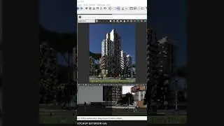 Как настроить рендеринг при дневном свете в V-ray для Sketchup #рендеринг #дизайнэкстерьера