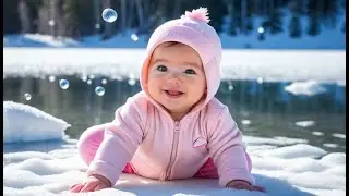 Fish in Snow Lake | Winter Lake Adventure Song for Kids