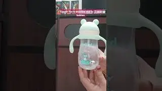 Best sipper bottle for 6 months to 2 year babies with  2 in 1 convertible spout and straw #shorts