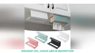 Multi-functional Tissue Box Under Cabinet Paper Towel Holder Iron Strong load-bearing Paper Towel R
