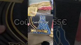 Ouverture d&rsquo;une ETB Mega &Eacute;volution ! Alors &ccedil;a hit ? 🔥😉 #cartepokemon #pokemon #tcgpokemon