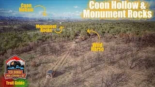 Coon Hollow and Monument Rocks: Closed trails, Rocks, and a Wild Horse