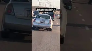 Машина тащит сломанный глушитель по Энтони Хендей Драйв | #cancraze #canada #funnyvideo #viralvideo
